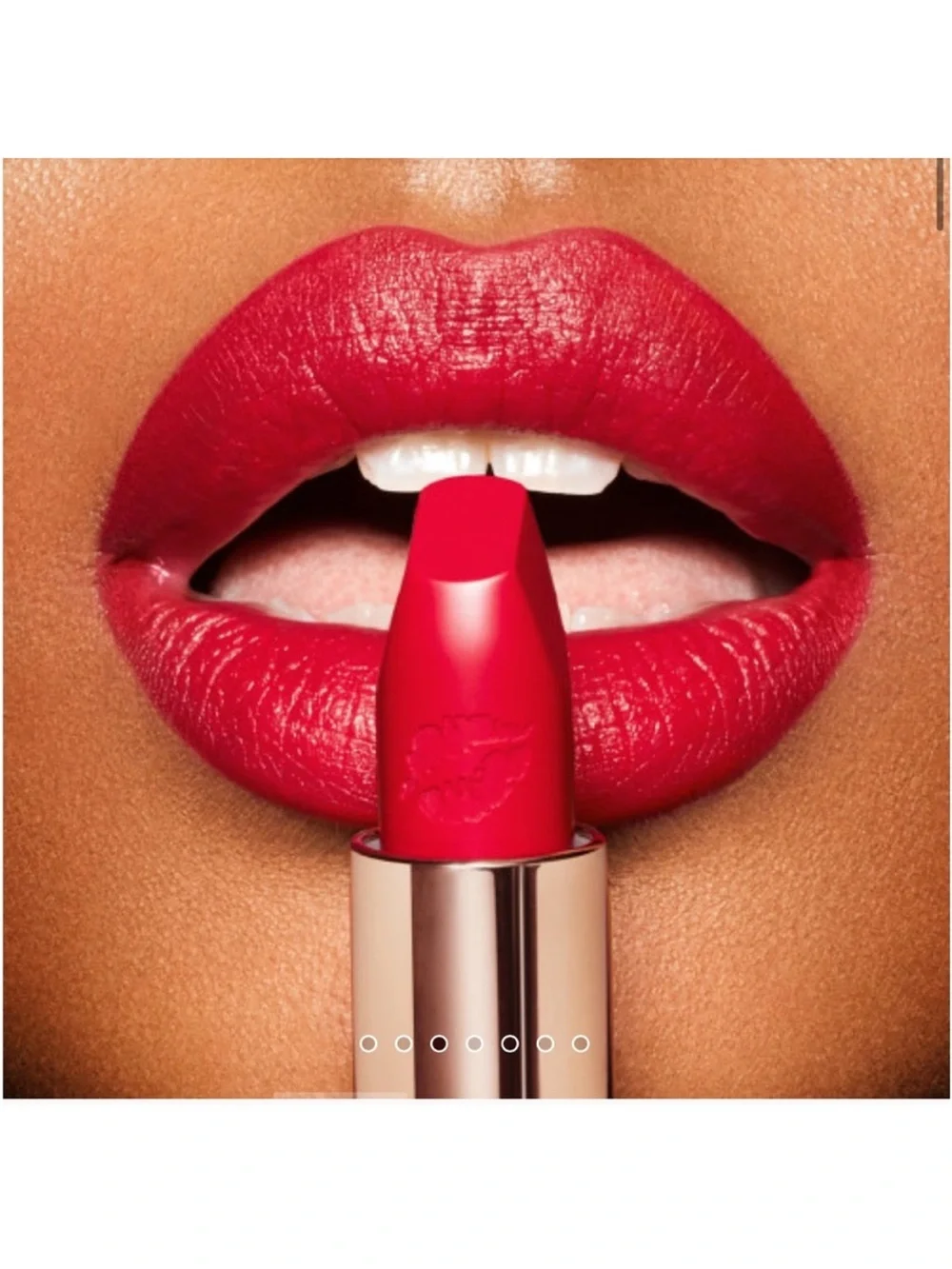 Charlotte Tilbury NIB hot lips 2 -Patsy red Matte Revolution lipstick